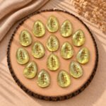 Lemon Quartz Cowrie Shell Carved Loose Gemstone 20×15mm