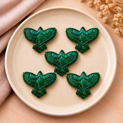 Malachite Eagle Shape 30mm Loose Gemstone