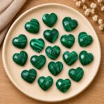 Malachite Heart Faceted 10mm Loose Gemstone
