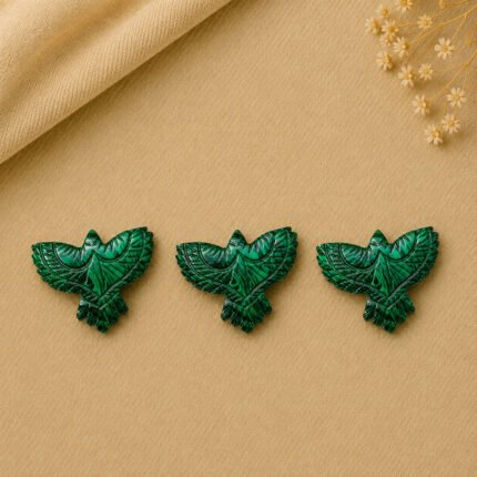 Malachite Eagle Shape 30mm Loose Gemstone