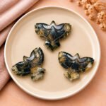 Moss Agate Eagle Shape 30mm Loose Gemstone