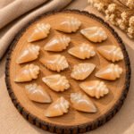 Peach Moonstone Conch Shell Carved Gemstone 18×10mm