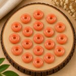 Peach Sunstone Donut Gemstone 15mm