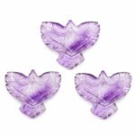 Pink Amethyst Eagle Shape 30mm Loose Gemstone