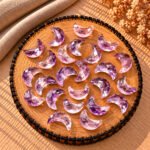 Pink Amethyst Faceted Moon Gemstone 17mm