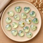 Prehnite Heart Faceted 10mm Loose Gemstone