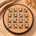 Pyrite Carved Ninja Star Loose Gemstone 15mm