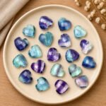 Rainbow Fluorite Heart Faceted 10mm Loose Gemstone