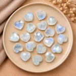 Rainbow Moonstone Heart Faceted 10mm Loose Gemstone