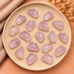 Rose Quartz Cloud Shape Carved Loose Gemstone 12mm