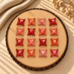 Strawberry Quartz Carved Ninja Star Loose Gemstone 15mm
