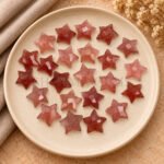 Strawberry Quartz Star Faceted Loose Gemstone 10mm