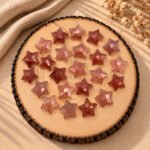 Strawberry Quartz Star Faceted Loose Gemstone 10mm