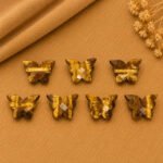 Tiger Eye Faceted Butterfly 14x10mm