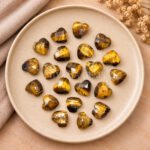 Tiger Eye Heart Faceted 10mm Loose Gemstone