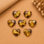 Tiger Eye Heart Faceted 10mm Loose Gemstone