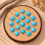 Turquoise Heart Faceted 10mm Loose Gemstone