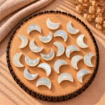 White Moonstone Faceted Moon Gemstone 17mm