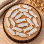 White Moonstone Fish Stone 25x8mm